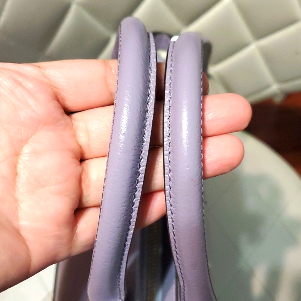 Kate Spade New York Wellesley Camryn Lilac Leather Satchel Bag💜 - Picture 11 of 16
